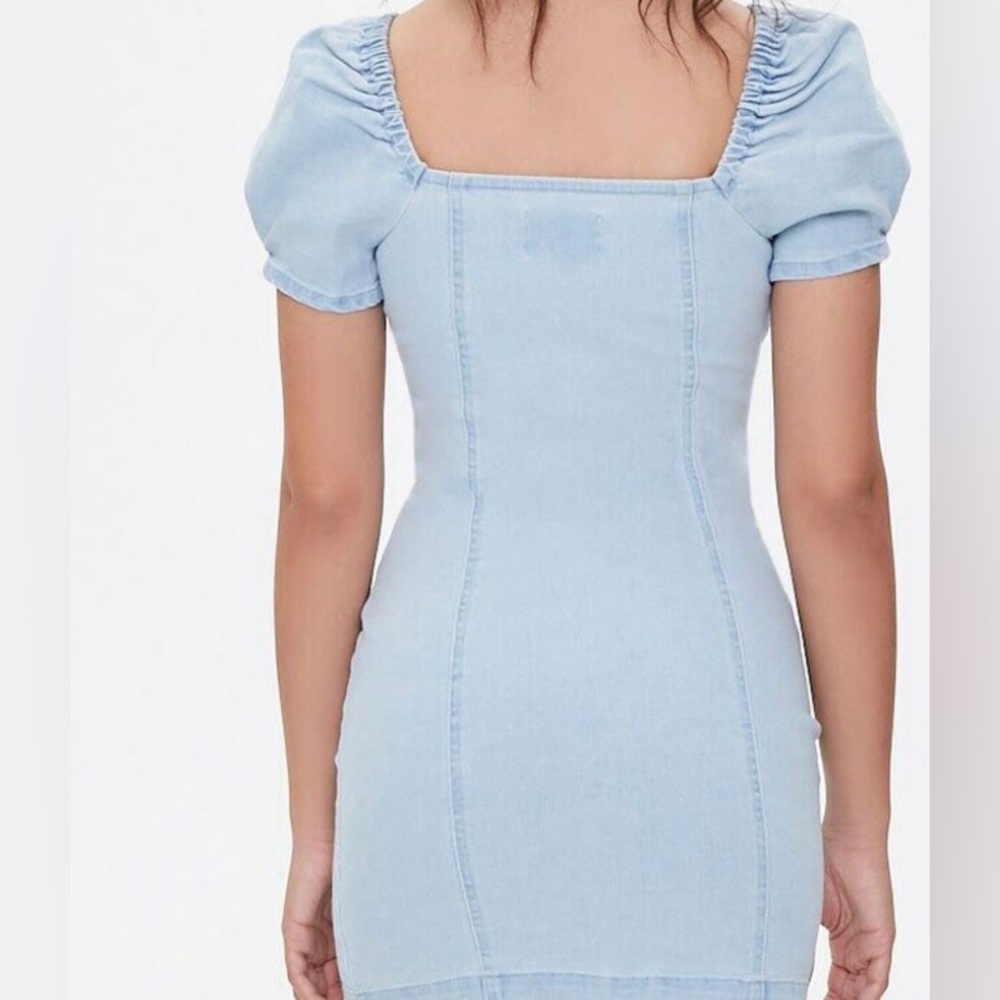Forever 21 denim dress, size XS <33 - Picture 2 of 3